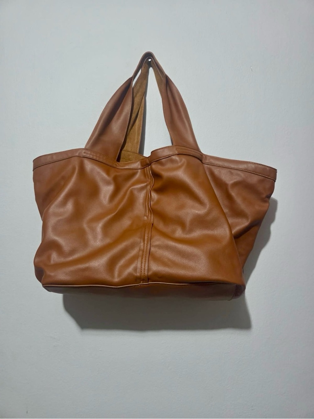 Blair Reversible Vegan Suede Tote - Picture 3 of 5